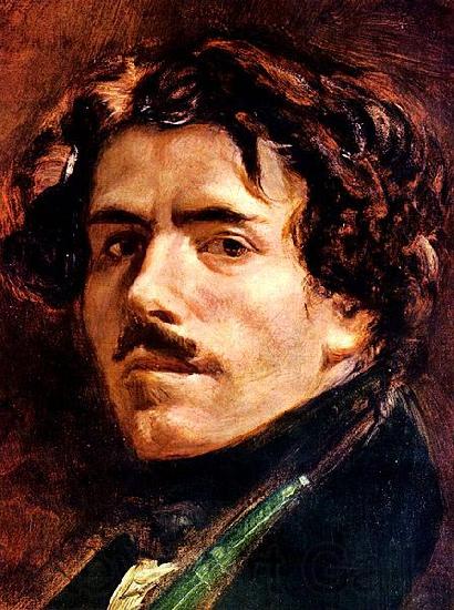 Eugene Delacroix Selbstportrat, Detail